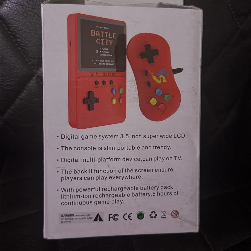 Game Box Plus Red Handheld Console